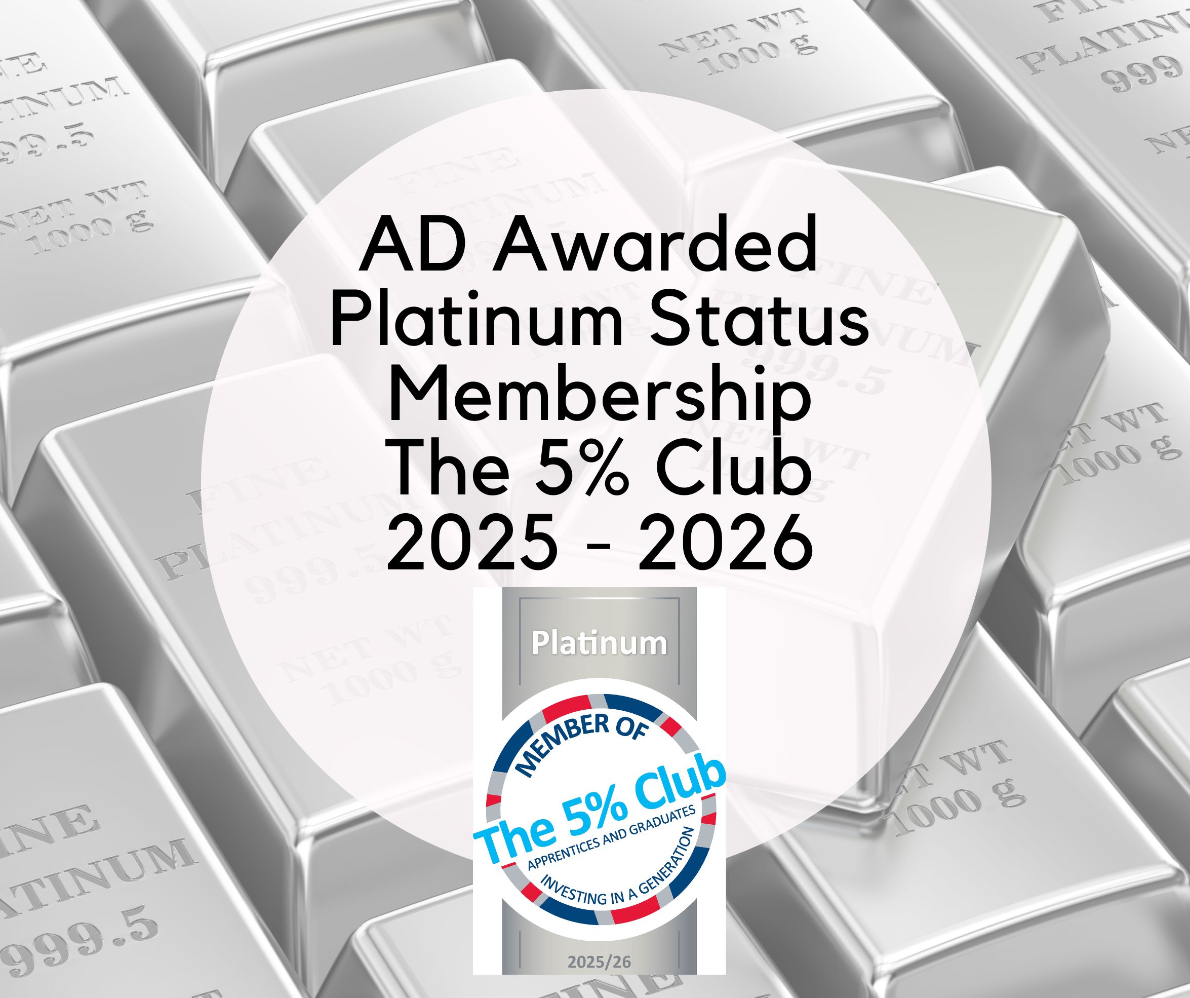 AD Construction Group Celebrates Prestigious Platinum Membership of The 5% Club 2025 - 2026 image